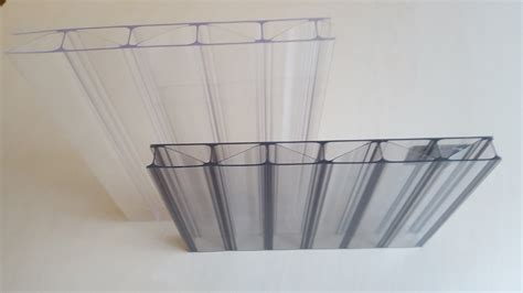 16mm Stegplatten Polycarbonat MARLON® PREMIUM LONGLIFE graphit-grau ...