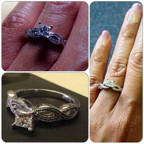 Today james allen is in the top two online engagement ring sites and has got a great reputation as a leader james allen provides by far the best images and videos of their diamonds on the entire web, which i chose the least expensive diamond that met our standard carat, color and clarity reviewing. James Allen Infinity Engagement Ring | Weddingbee Photo Gallery