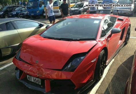 Lamborghini Gallardo Lp570 4 Super Trofeo Stradale Crashes In China