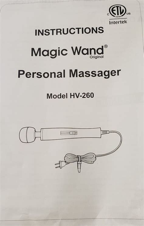 Original Magic Wand Authentic Hv 260 Personal Massager Vibratex Ebay