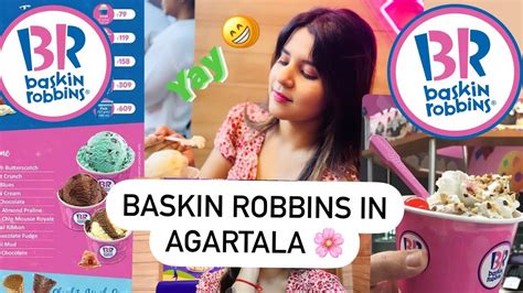 Baskin Robbins Agartala😱/trying baskin robbins ice cream for the first
