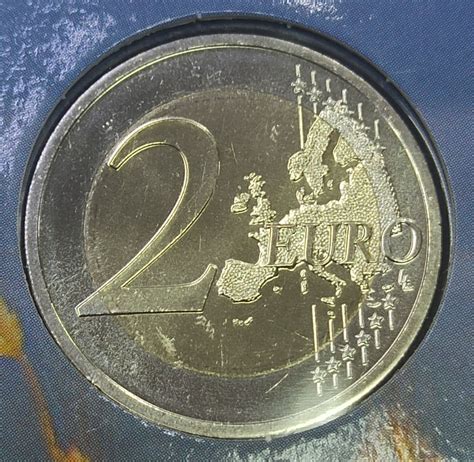 Монета 2 евро Эстонии 2022 г Слава Україні Банк Эстонии Монеты Украины и Мира