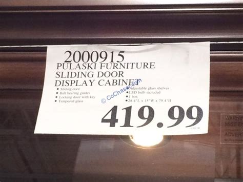Maybe you would like to learn more about one of these? Costco-2000915-Pulaski-Furniture-Sliding-Door-Display ...