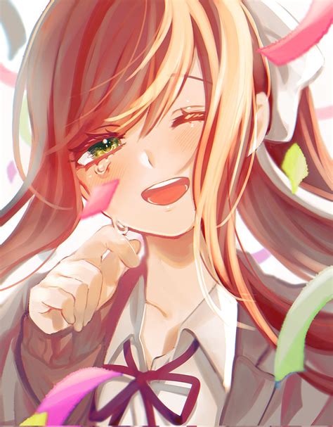 Happy 5th Anniversary For Ddlc And Happy Birthday To Monika 💚 By Azyn