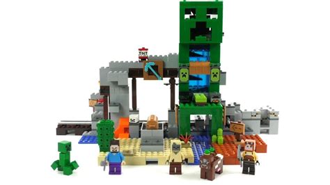 Lego Minecraft Set 21155 Die Creeper Mine Review Deutsch Youtube