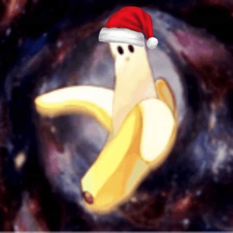 Download Christmas Pfp Of Peeled Banana Wallpaper