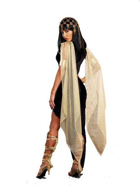 Sexy Cleopatra Pharaoh Queen Dress Outfit Egyptian Roman Costume Adult Women