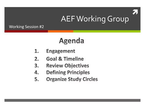 Ppt Aef Working Group Powerpoint Presentation Free Download Id2922169
