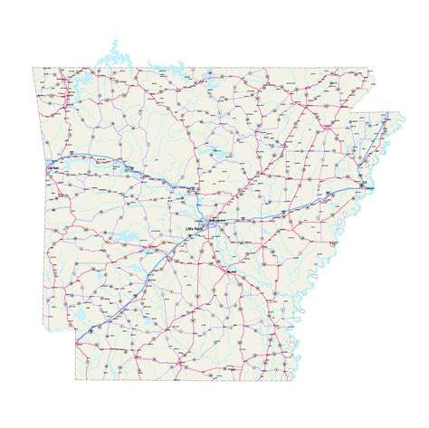 Arkansas Map Arkansas Maps Free Arkansas Printable