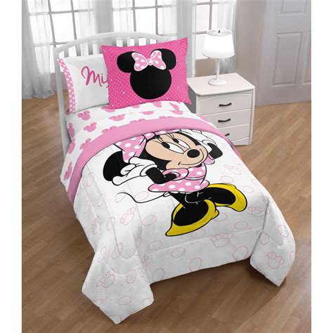 Disney Minnie Mouse Xoxo 5 Piece Twin Bed In A Bag