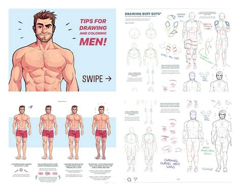 Damnthingguy Tutorial On How To Draw Buff Guys Buff Guys How To Draw Muscles Male Body Drawing
