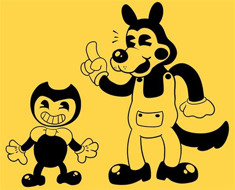 bendy and boris old fan bendy and the ink machine horror stories pretty cool book worms