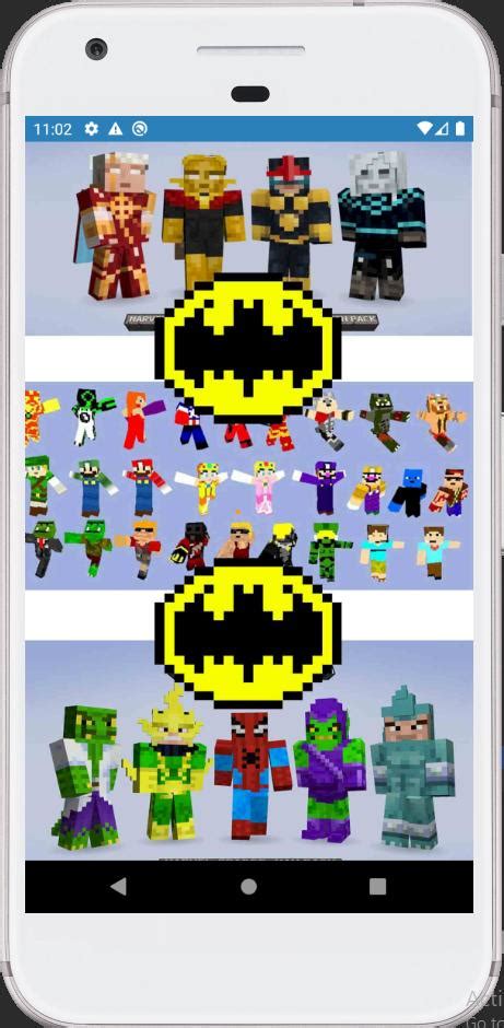 Descarga De Apk De Superhero Skins For Minecraft Pe Para Android