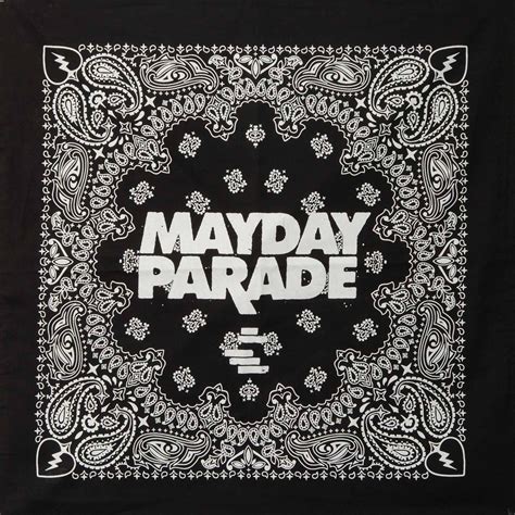 Mayday Parade Black Lines Bandana Mayday Parade Album Art Art Logo