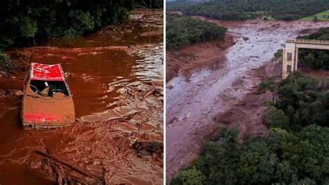 world news nine dead and up to 300 missing after brazil dam collapse causes mudslide