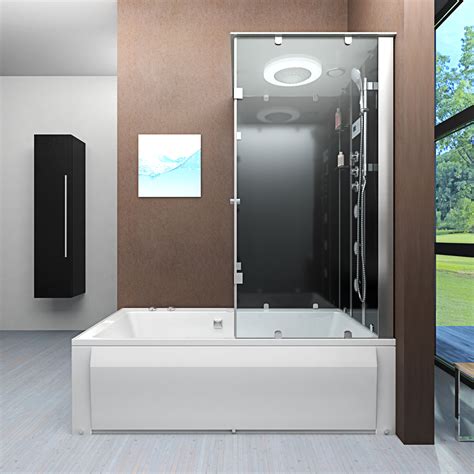 Wanne zur dusche umbauen in nur 8 stunden! AcquaVapore DTP50 SW Whirlpool Wanne Duschtempel Dusche ...