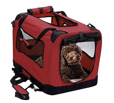 2pet Foldable Dog Crate Soft Easy To Fold And Carry Dog Crate For
