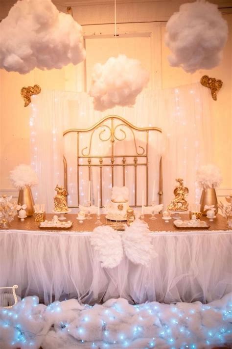 Angel Theme Baby Shower Cake | Heaven Sent Baby Shower Theme - Bing
