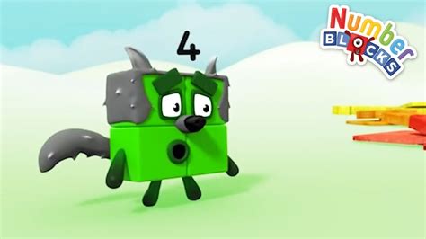 Numberblocks One Big Bad Square Learn To Count Cartoon For Kids Youtube