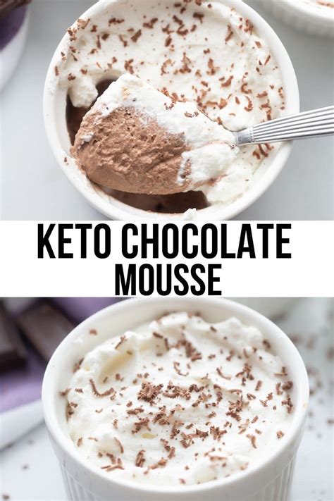Keto Chocolate Mousse Recipe Quick And Easy Kasey Trenum