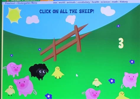 Subjects include animals, colors, numbers, letters and shapes. Sheppard Software Preschool Computer Game - Farm | Still Playing School