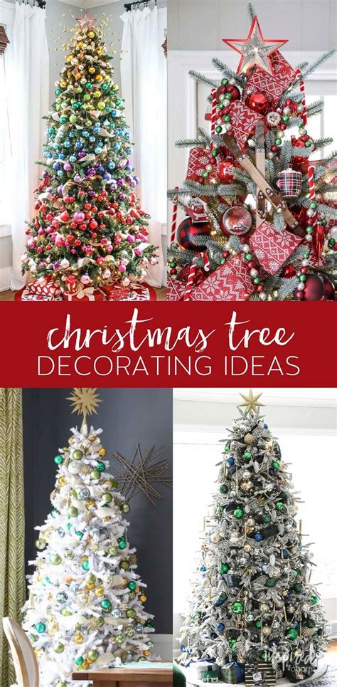 16 Beautiful And Festive Christmas Tree Decorating Ideas