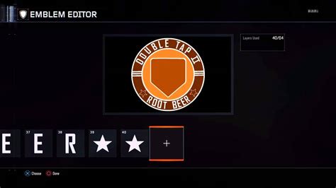 Black Ops 3 How To Make Double Tap Emblem Youtube