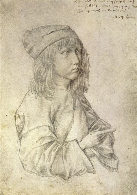 Fileself Portrait At 13 By Albrecht Dürer Wikimedia Commons
