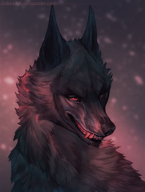 They are an elite group of vampires recognized as separate from all other members of the sect. Black wolf by ZakraArt.deviantart.com on @DeviantArt | Wolf art fantasy, Anime wolf, Werewolf art