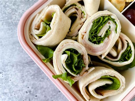 Easy Turkey Pinwheels - Great For School Lunch and Meal Prep