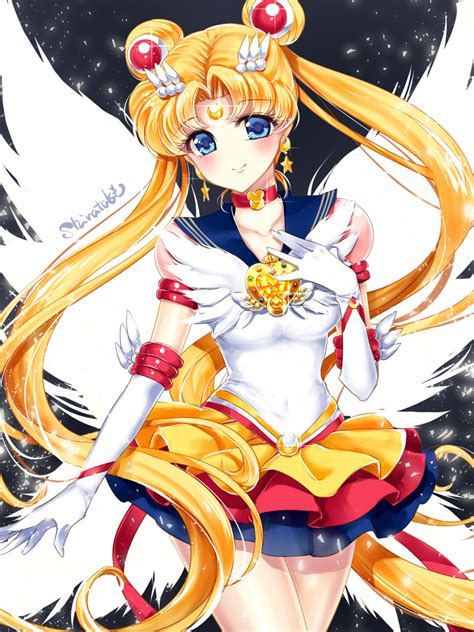 Tsukino Usagi Sailor Moon And Eternal Sailor Moon Bishoujo Senshi Sailor Moon Drawn By