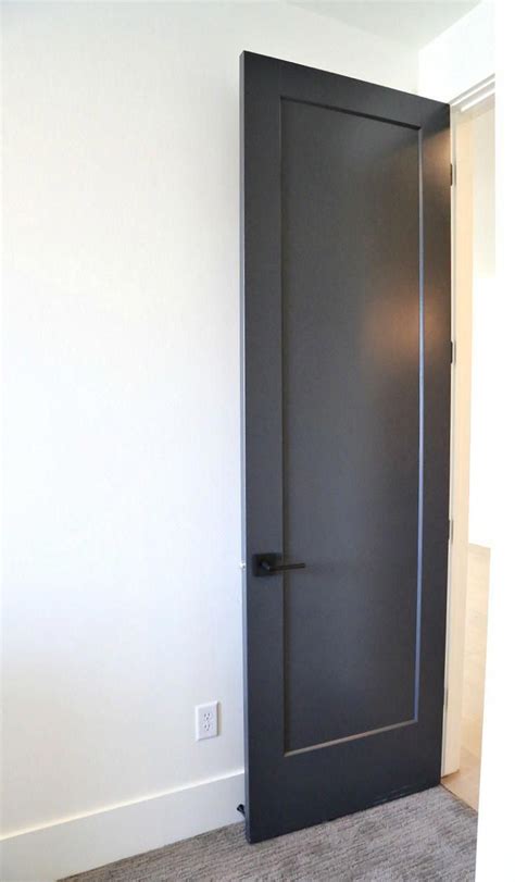 We recommend that before ordering see our physical and consult our experts. Interior door painted with Sherwin Williams Black Magic # ...