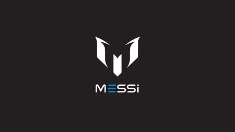 Messi Logo In Black Background Hd Messi Wallpapers Hd Wallpapers Id