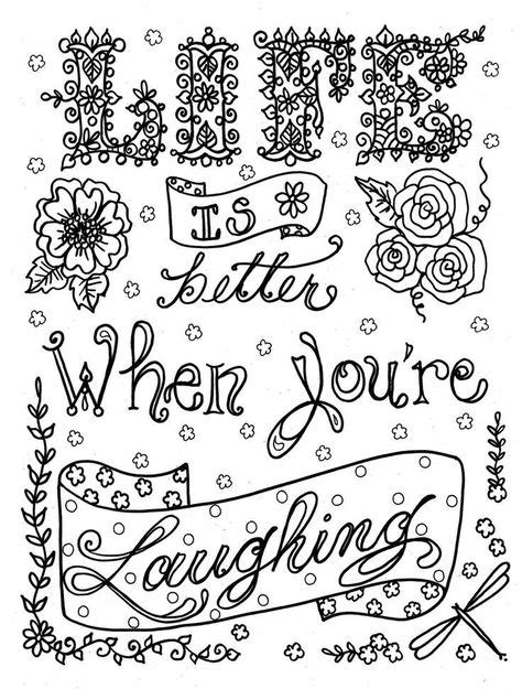 Quote Coloring Pages For Adults And Teens Quote Coloring Pages Adult