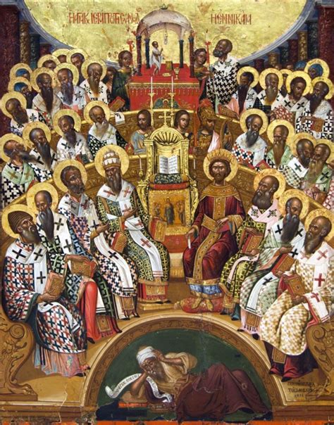 First Council Of Nicaea Damaskinos By Michael Damaskinos Useum