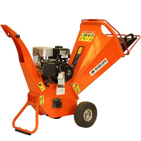 Hp Forest Master Petrol Engine Wood Chipper Timber Shredder Mulcher