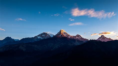 Download Wallpaper 5120x2880 Annapurna Massif Mountain Himalayas