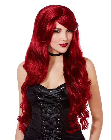 Ts For Daughter From Mom Or Dad Free Shipping Spirit Halloween Lethal Bombshell Red Wig