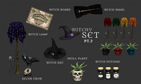 Leo 4 Sims Witchy Set Pt2 • Sims 4 Downloads