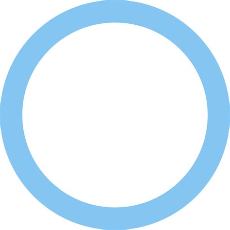 Blue Circle Framepng Transparent Background