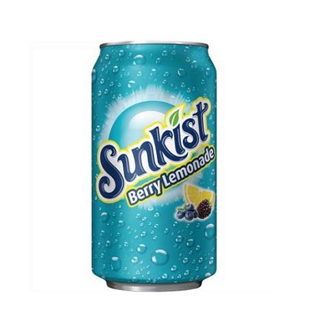 Sunkist Berry Lemonade Soda Can 355ml