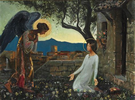 Harald Slott Møller The Annunciation Of The Virgin Mary Bruun Rasmussendk