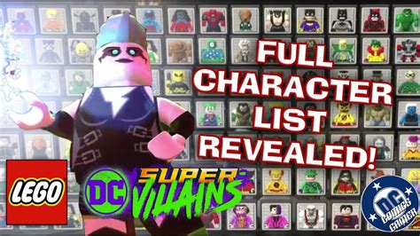 Lego Dc Super Villains All Characters Revealed Youtube