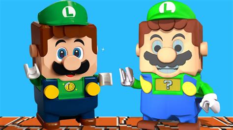 Lego Super Mario Luigi Version Trailer Recreated In 3d Youtube