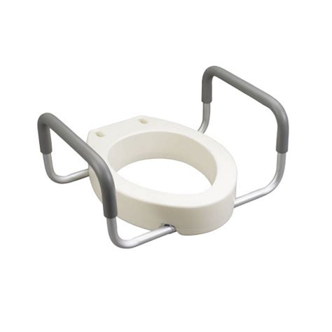 Premium Raised Toilet Seat With Removable Arms Dme Medical Supplies