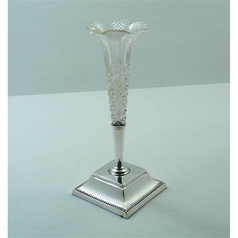 Antiques Atlas Victorian Silver And Cut Glass Flower Vase