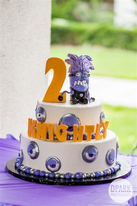 Cherie kelly's despicable me cute minion carrot cake with orange buttercream cheriekelly birthday cake | custom cake in london. Anaheim Despicable Me Purple Minion 2nd Birthday Party ...