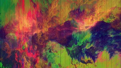 Hd Wallpaper Multi Colored Abstract Painting Oil Painting Texture