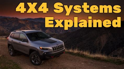 2022 Jeep Cherokee 4x4 Systems Explained Youtube