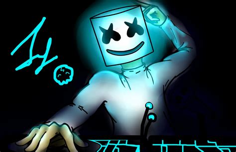 Keep It Melow Drawing Marshmello By Paintthecreator On Deviantart
